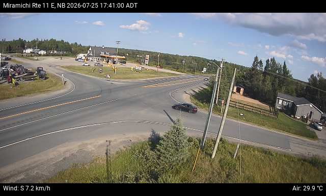 Web Cam image of Miramichi (NB Highway 11)