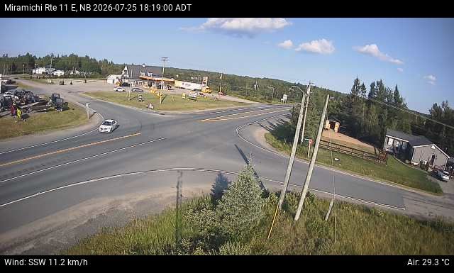 Web Cam image of Miramichi (NB Highway 11)