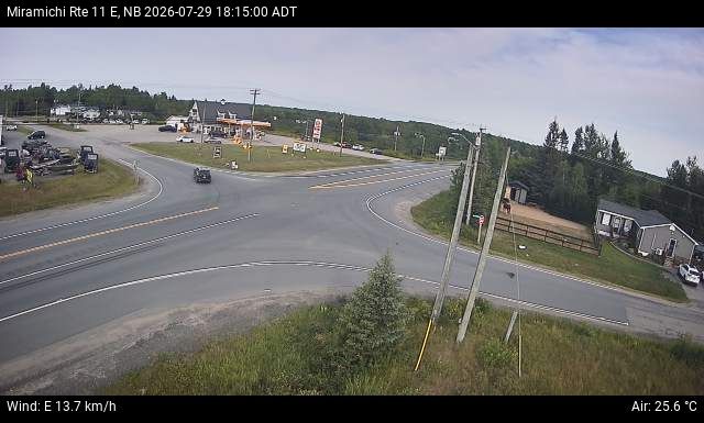 Web Cam image of Miramichi (NB Highway 11)