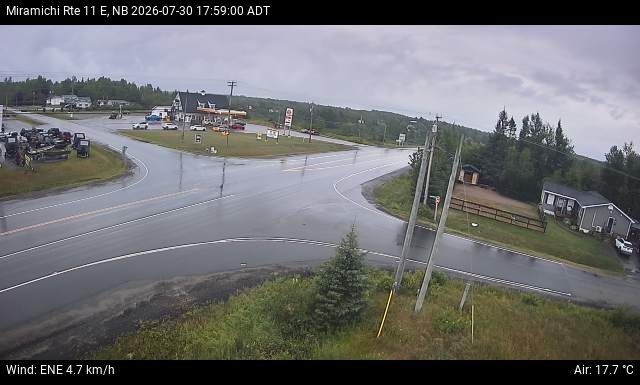 Web Cam image of Miramichi (NB Highway 11)