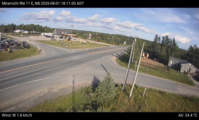 Web Cam image of Miramichi (NB Highway 11)