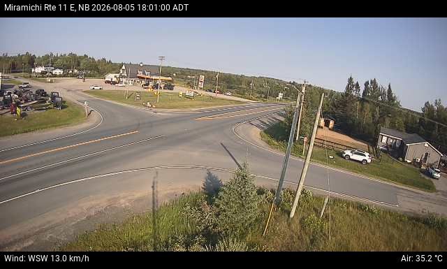 Web Cam image of Miramichi (NB Highway 11)