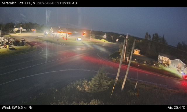 Web Cam image of Miramichi (NB Highway 11)