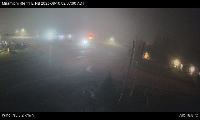 Web Cam image of Miramichi (NB Highway 11)