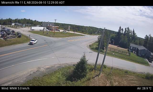 Web Cam image of Miramichi (NB Highway 11)