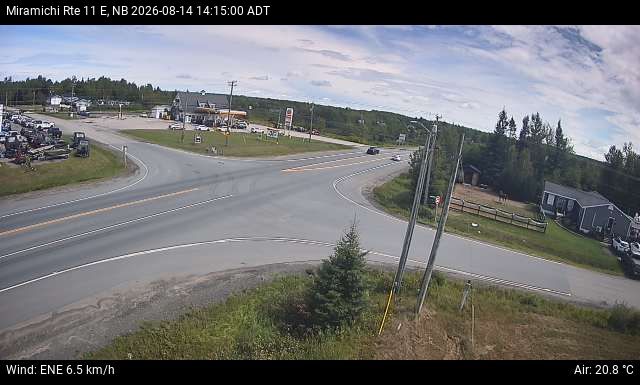 Web Cam image of Miramichi (NB Highway 11)