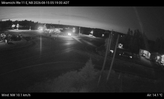 Web Cam image of Miramichi (NB Highway 11)