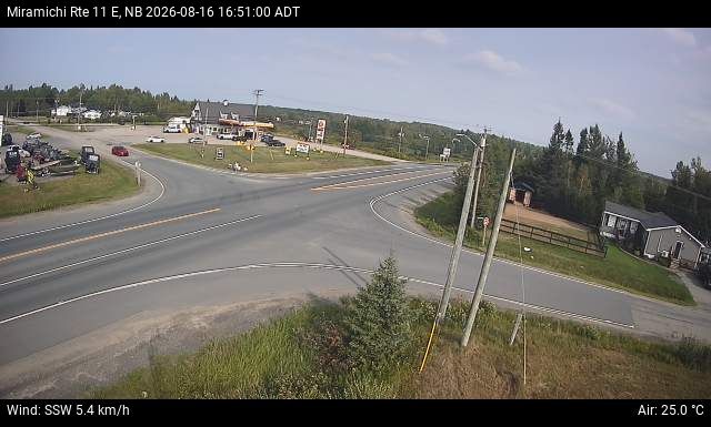 Web Cam image of Miramichi (NB Highway 11)
