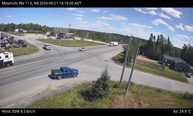 Web Cam image of Miramichi (NB Highway 11)