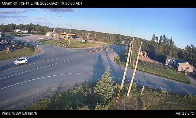 Web Cam image of Miramichi (NB Highway 11)