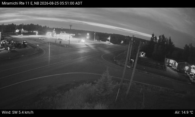 Web Cam image of Miramichi (NB Highway 11)