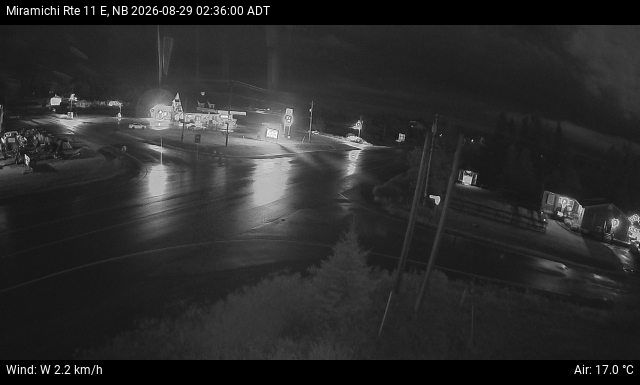 Web Cam image of Miramichi (NB Highway 11)