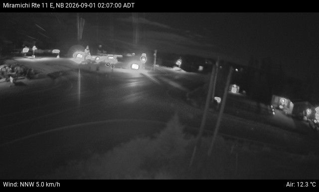 Web Cam image of Miramichi (NB Highway 11)