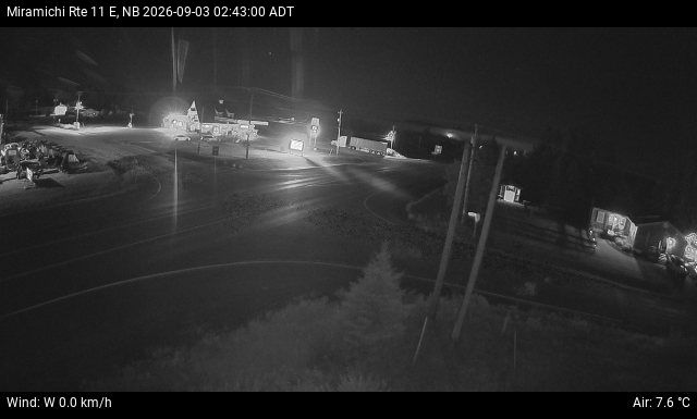 Web Cam image of Miramichi (NB Highway 11)