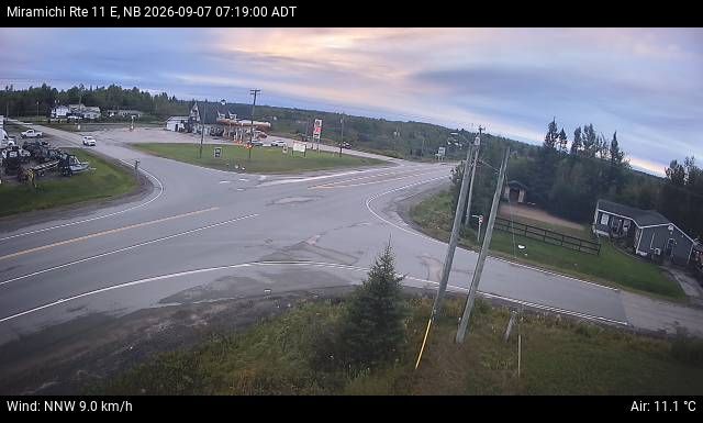 Web Cam image of Miramichi (NB Highway 11)