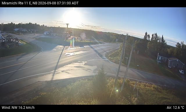 Web Cam image of Miramichi (NB Highway 11)