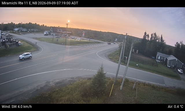 Web Cam image of Miramichi (NB Highway 11)