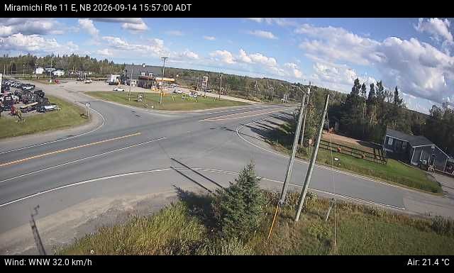 Web Cam image of Miramichi (NB Highway 11)