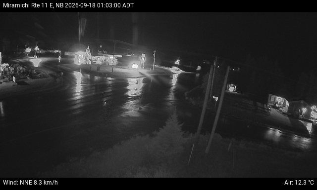 Web Cam image of Miramichi (NB Highway 11)