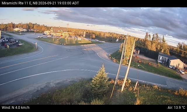 Web Cam image of Miramichi (NB Highway 11)