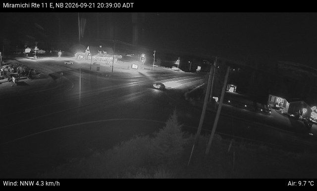 Web Cam image of Miramichi (NB Highway 11)