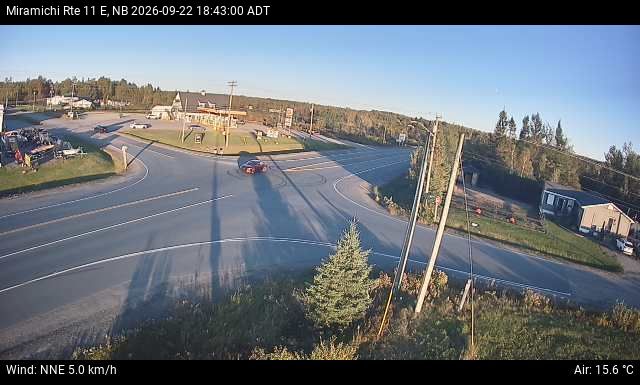 Web Cam image of Miramichi (NB Highway 11)