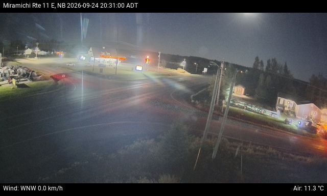 Web Cam image of Miramichi (NB Highway 11)