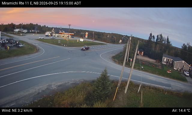 Web Cam image of Miramichi (NB Highway 11)
