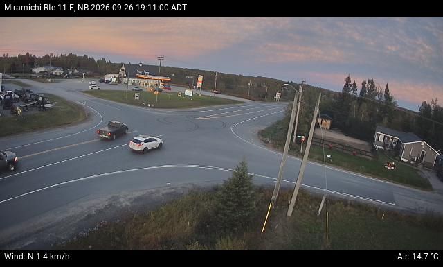 Web Cam image of Miramichi (NB Highway 11)