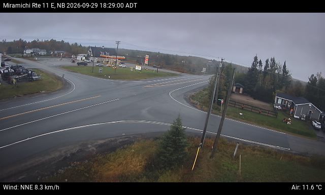 Web Cam image of Miramichi (NB Highway 11)