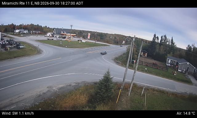 Web Cam image of Miramichi (NB Highway 11)