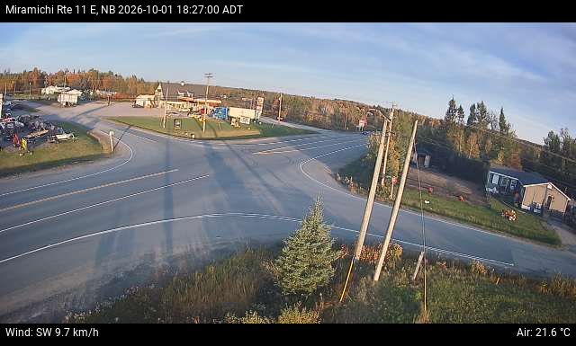 Web Cam image of Miramichi (NB Highway 11)