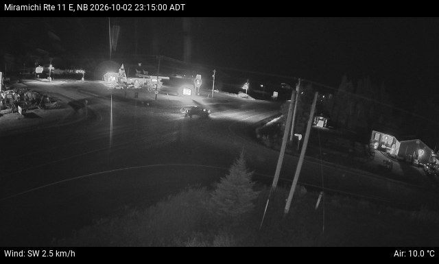 Web Cam image of Miramichi (NB Highway 11)