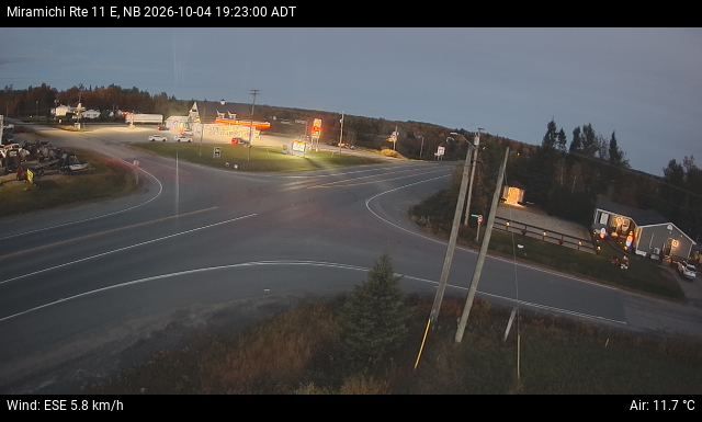Web Cam image of Miramichi (NB Highway 11)