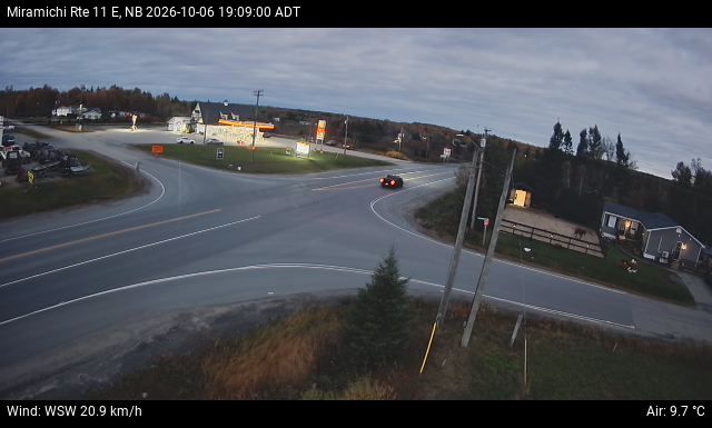 Web Cam image of Miramichi (NB Highway 11)