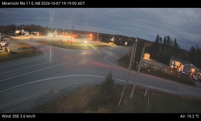Web Cam image of Miramichi (NB Highway 11)