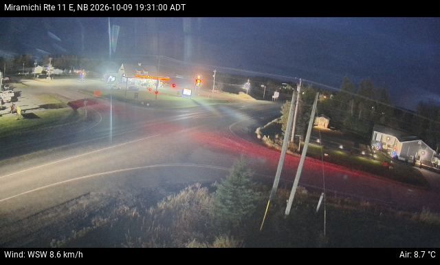 Web Cam image of Miramichi (NB Highway 11)