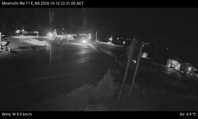Web Cam image of Miramichi (NB Highway 11)
