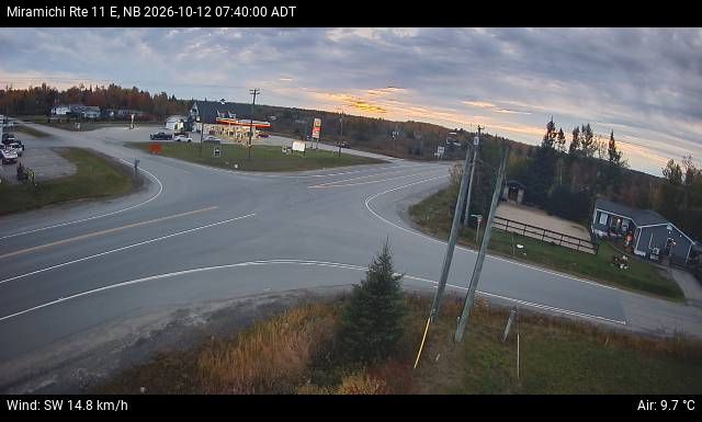Web Cam image of Miramichi (NB Highway 11)