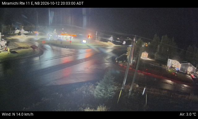 Web Cam image of Miramichi (NB Highway 11)