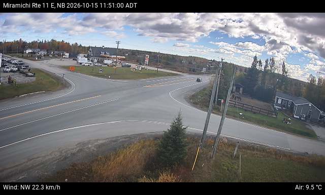 Web Cam image of Miramichi (NB Highway 11)