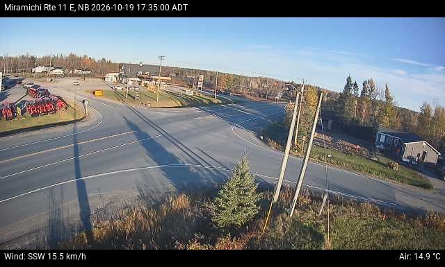 Web Cam image of Miramichi (NB Highway 11)