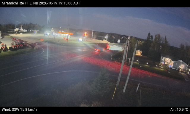 Web Cam image of Miramichi (NB Highway 11)