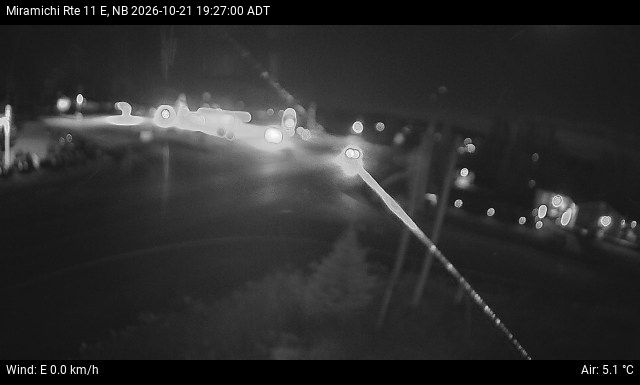 Web Cam image of Miramichi (NB Highway 11)