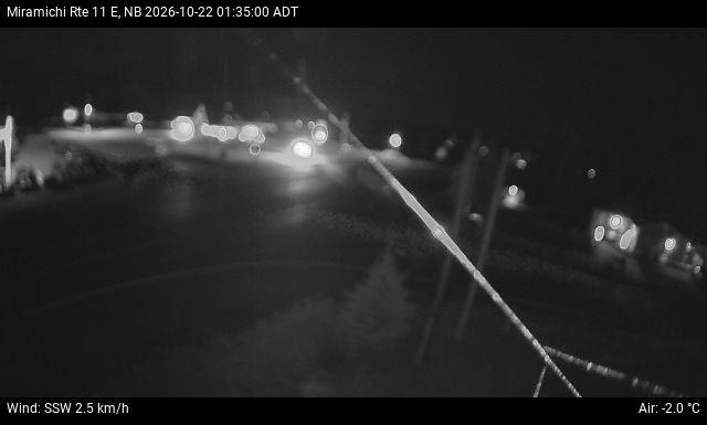 Web Cam image of Miramichi (NB Highway 11)