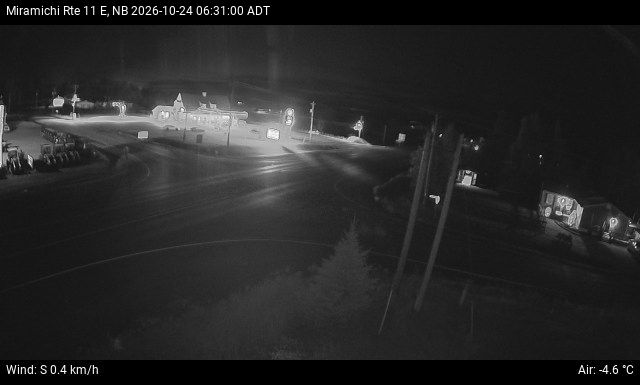 Web Cam image of Miramichi (NB Highway 11)