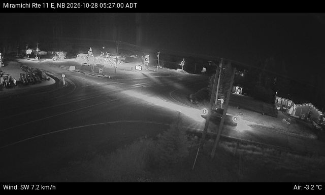 Web Cam image of Miramichi (NB Highway 11)