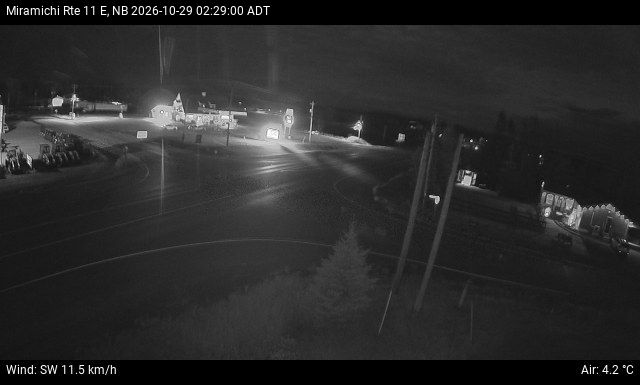 Web Cam image of Miramichi (NB Highway 11)