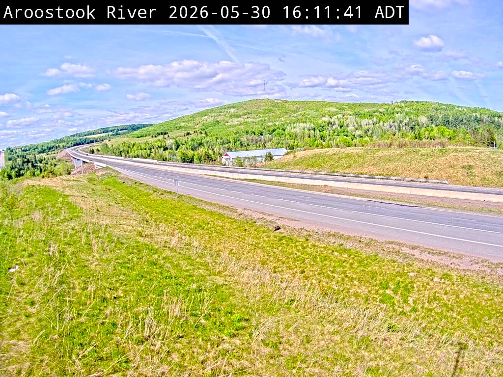 Web Cam image of Aroostook River (NB Highway 2)
