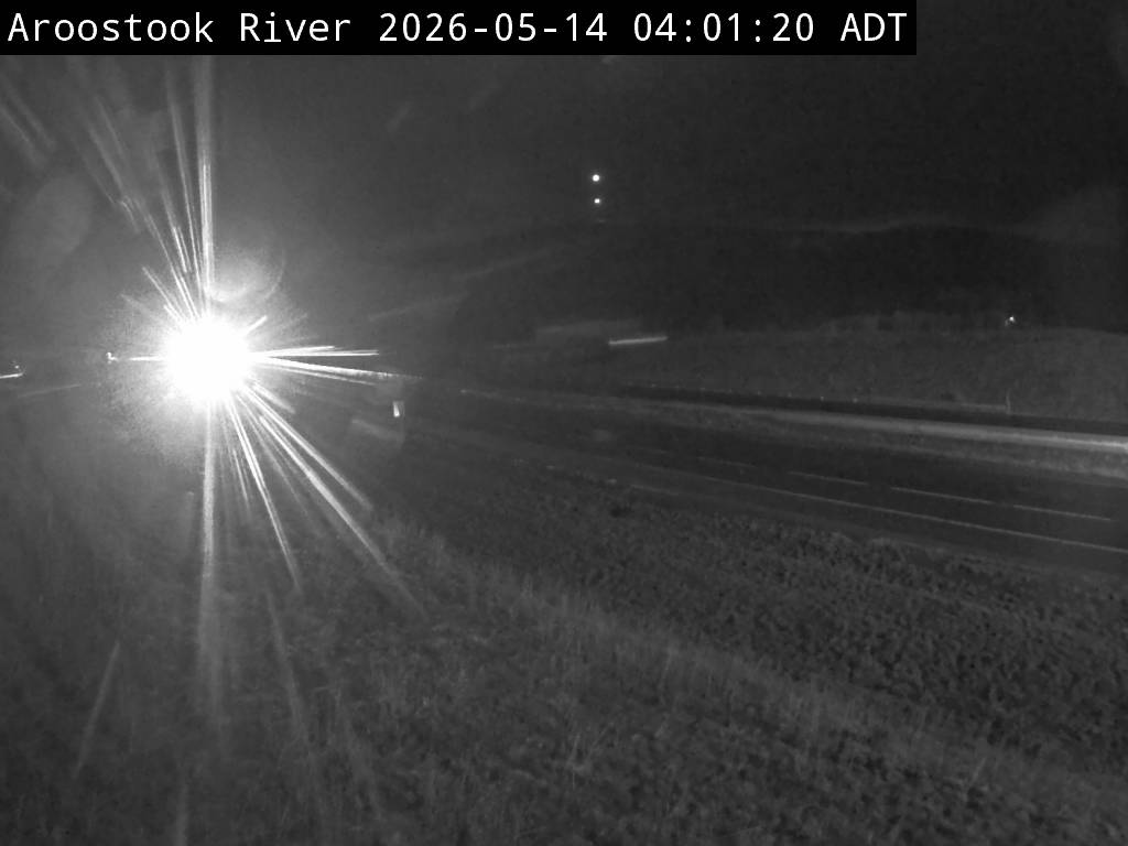 Web Cam image of Aroostook River (NB Highway 2)
